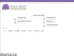 Sites similar to hillcrestpsych.com