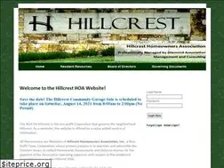 Sites similar to hillcrestsahoa.com