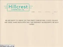 Sites similar to hillcrestsandwich.com