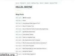 Sites similar to hillelwayne.com
