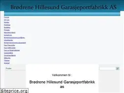Sites similar to hillesundporten.no