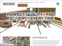 Sites similar to hillmanbrass.com