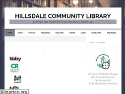 Sites similar to hillsdale-library.org