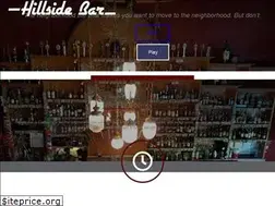 Sites similar to hillsidebar.com