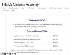 Sites similar to hillsidechristian.com