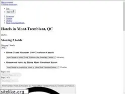 Sites similar to hiltontremblant.com