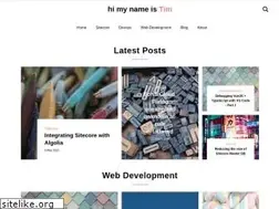 Sites similar to himynameistim.com
