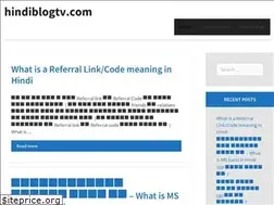 Sites similar to hindiblogtv.com