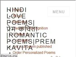 Sites similar to hindilovepoems.com
