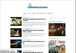 Sites similar to hindilyricsbox.com