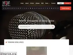 Sites similar to hindilyricsworld.com