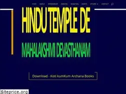 Sites similar to hindutemplede.org