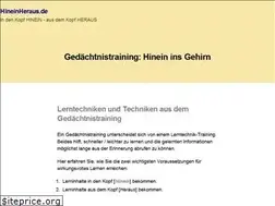 Sites similar to hineinheraus.de