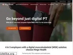 Sites similar to hingehealth.com
