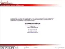 Sites similar to hinninger.com
