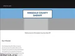 Sites similar to hinsdalecountysheriff.com