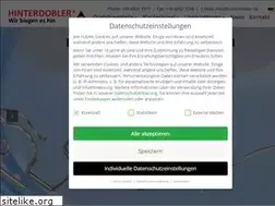 Sites similar to hinterdobler.de