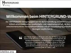 Sites similar to hintergrund-verlag.de