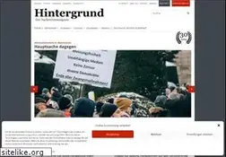 Sites similar to hintergrund.de