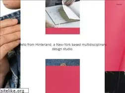 Sites similar to hinterlandstudio.com