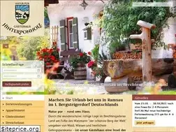 Sites similar to hinterponholz.de