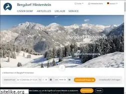 Sites similar to hinterstein.de
