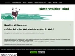 Sites similar to hinterwaelder-rind.de