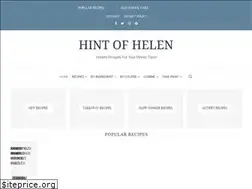 Sites similar to hintofhelen.com