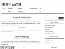 Sites similar to hirachi-says-hi.com