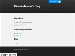 Sites similar to hiraokatakuya.github.io