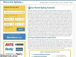 Sites similar to hire-a-car-sydney.com