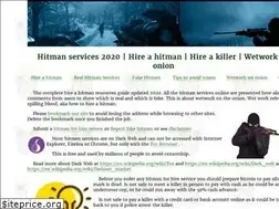 Sites similar to hire-a-hitman.pw
