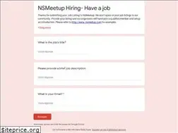 Sites similar to hire.nsmeetup.com