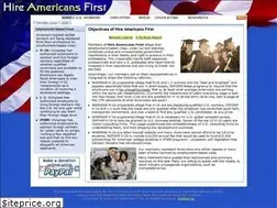 Sites similar to hireamericansfirst.org