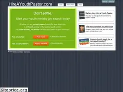 Sites similar to hireayouthpastor.com