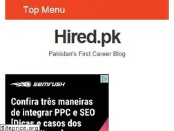 Sites similar to hired.pk