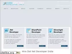 Sites similar to hiredotnetdeveloperindia.com
