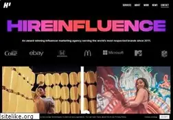 Sites similar to hireinfluence.com