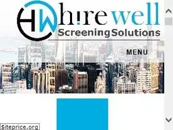 Sites similar to hirewellscreening.com