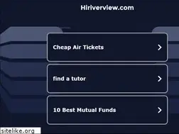 Sites similar to hiriverview.com