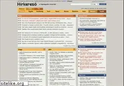 Sites similar to hirkereso.hu