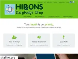Sites similar to hironsdrug.com