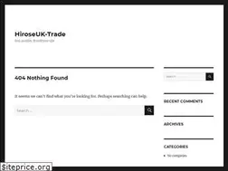 Sites similar to hiroseuk-trade.com