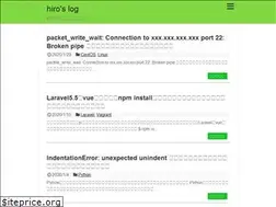 Sites similar to hiroslog.com