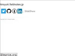 Sites similar to hiroyuki.fieldnotes.jp