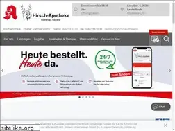 Sites similar to hirschapotheke.de