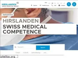 Sites similar to hirslanden.com