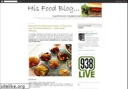 Sites similar to hisfoodblog.com