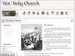 Sites similar to hisholychurch.com
