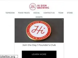 Sites similar to hisignbrewing.com